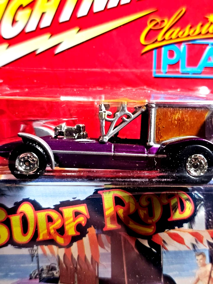 MOC Johnny Lightning Classic Plastic Surf Rod by Barris #1 Full Top - Image 2 of 4