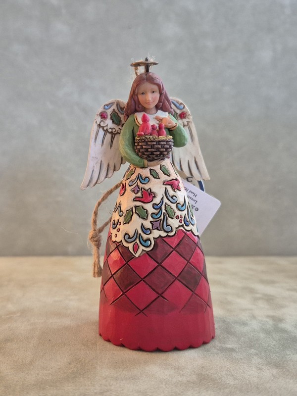 Jim Shore "CHRISTMAS ANGEL WITH CARDINALS" ornament 2011 brand new in box