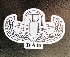 EOD Basic Badge CRAB Sticker DAD