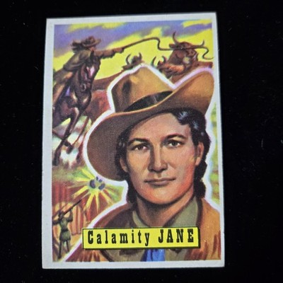1956 Topps Round Up card 11 Calamity Jane