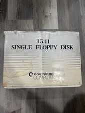 Commodore Computer 1541 Single Floppy Disk Drive In Original Box Untested AS IS
