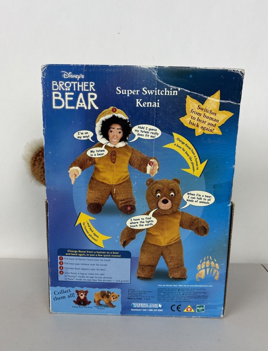 Disney Brother Bear Talking Super Switchin Kenai 2003 Hasbro for