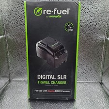 Digipower Re-Fuel DSLR Travel Charger for Canon LP-E6 LP-E8 LP-E10 LP-E12 LP-E17