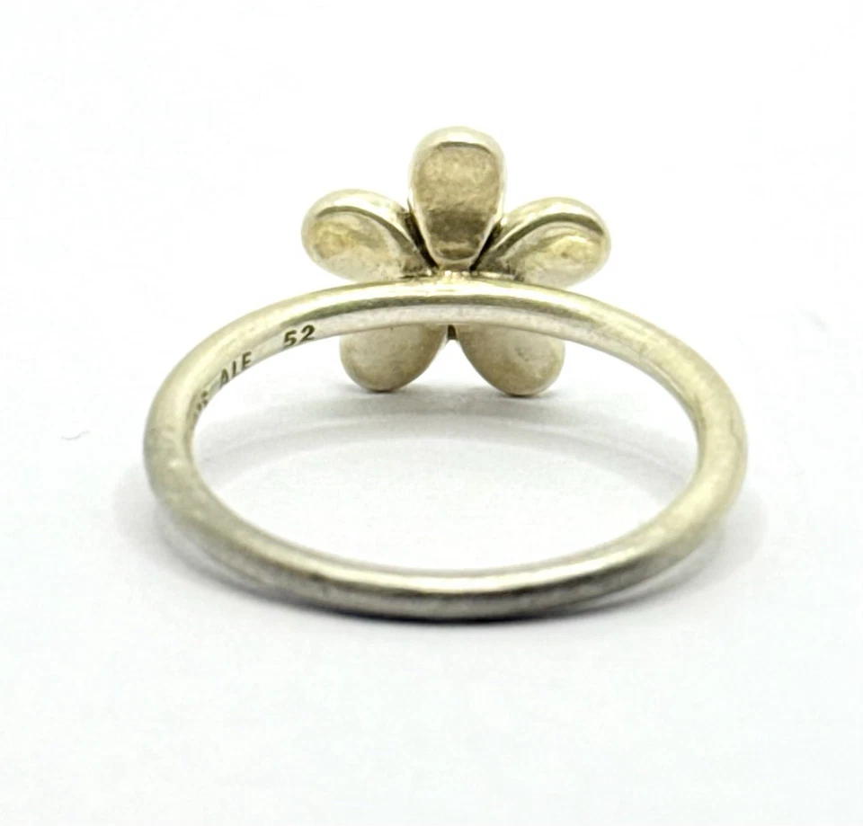 Authentic Pandora Sterling Silver Ring – Bow Motif, ALE S925, Size 52 - Image 3 of 4