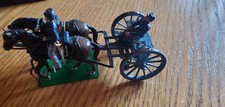Civil War cavalry wagon w/2 horses  lead soldier on horse and in wagon