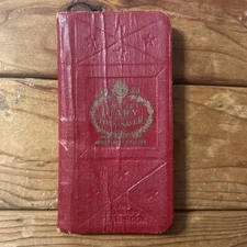 ANTIQUE LAIRD & LEES DIARY AND TIME-SAVER LEATHER 1923 Collector’s Item