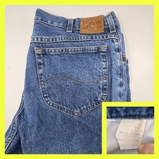 Lee Regular Fit Men's Blue Denim Jeans 38x30 — listing 6