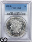 1921-D Morgan Silver Dollar Coin PCGS MS63 ** Very Proof-Like Look!