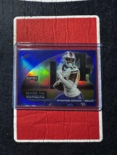 2021 Panini Playoff #BTN-SDI Stefon Diggs Behind the Numbers Blue