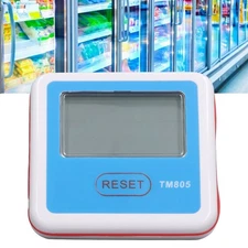 Digital Thermometer With Sensor LCD Display Temperature Meter For Fridge Freeze