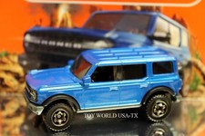 2022 Matchbox 34 Mbx Off-road 2021 Ford Bronco Blue 2022 Matchbox 34 Mbx Off-road 2021 Ford Bronco Blue