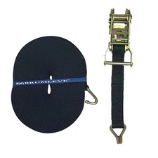 Brumleve Center Ridge Strap Kit with Ratchet, 1 inch x 46 feet/Wire Hooks