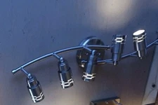 CASK Industries 6 light track lighting brushed nickel, brand new!!!