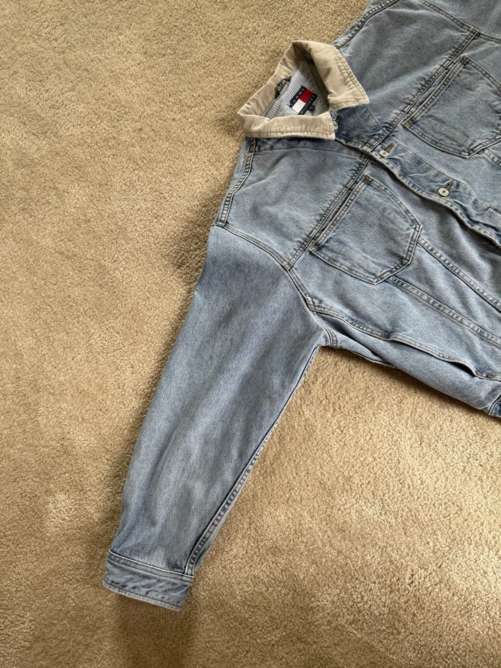 Chaqueta de Camionero Tommy Hilfiger Denim Vintage Años 90 Talla XL Para Hombre 100% Algodón Foto 4 de 4