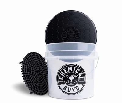Chemical Guys Bucket With Lid And Dirt Trap