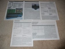 Harman Kardon Citation 25 Preamp Review, 5 pg, 1989, Full Test, Specs, Info