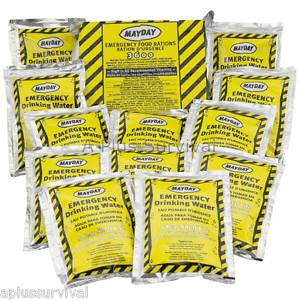 3-Day-Food-amp-Water-Supply-Emergency-Survival-MRE-Bar-Ration-Car-Kit-Bug-Out-Bag