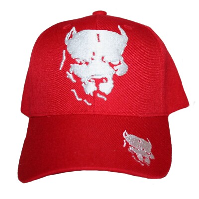Pit Bull Embroidered Baseball Cap Adult One Size Fits Most NWT