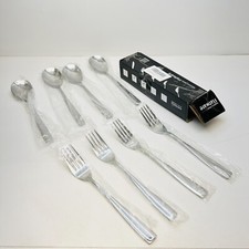 Stainless Steel Dinner Forks and Spoons Silverware Set 10  Heavy-Duty Set For 4