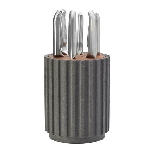 Furi Pro Radial 7pc Knife Block Set Flint Terrazzo 7 Piece - 41526 - Picture 3 of 4