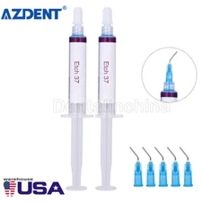 2 X Dentex Dental Acid Etching Gel Composite Push Fo Rough Teeth Enamel Dentin