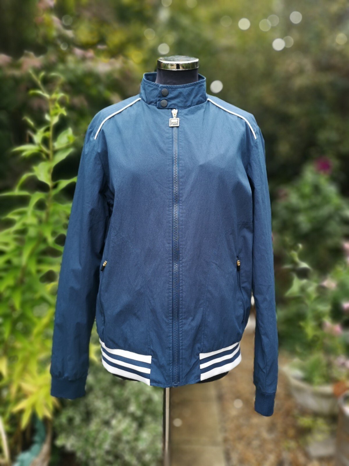 GIACCA BASSO CASUAL FILA ORO STILE VINTAGE RETRÒ ANNI 80 TAGLIA M