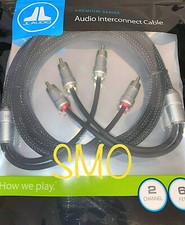 JL AUDIO XE-BLKAIC2-6 2-CH 6 FEET RCA Premium Audio Interconnect pure OFC Copper