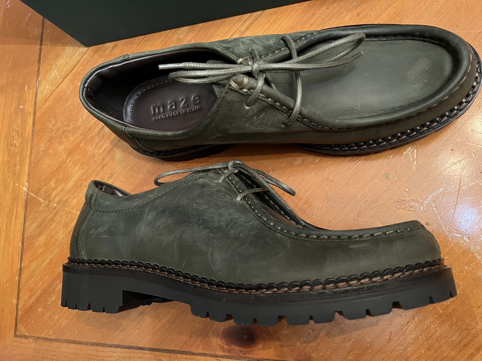 SAOLA Made in Italy Taglia 11 US Verde SCARPE LABIRINTO