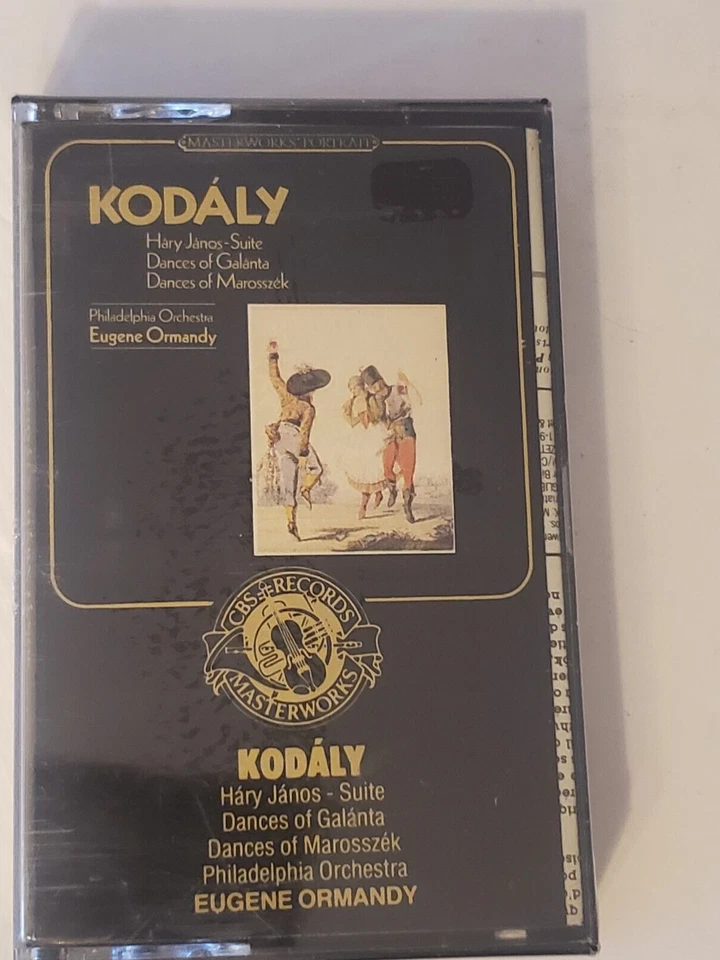 Vintage Kodaly Cassette Tape Philadelphia Orchestra CBS Records (NEW SEALED) - Image 2 of 4