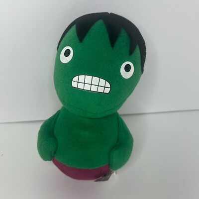 The Incredible Hulk Marvel Round Bottom 2008 Series 1 Plush Doll 8   SEGA Toy