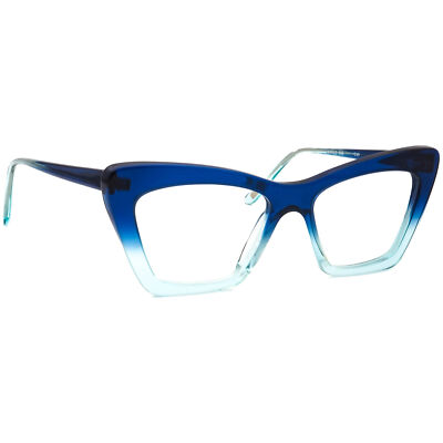 See Eyewear Eyeglasses 4159 C69 Blue Gradient Butterfly Frame Italy 55[]17  140