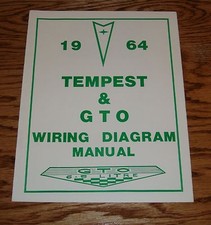1964 Pontiac Tempest Gto Wiring Diagram Manual 64 1964 Pontiac Tempest Gto Wiring Diagram Manual 64
