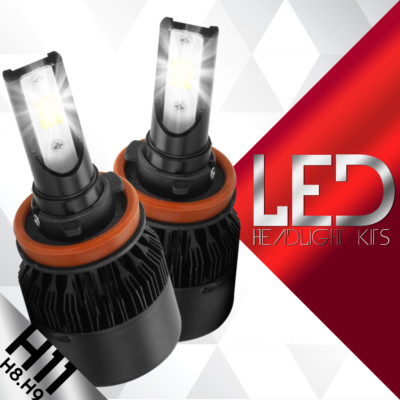 H11 CREE LED Headlight 6000K 1500W 225000LM Conversion Kit Low Beam High Power
