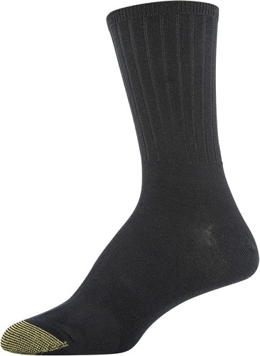 GOLDTOE Women's Casual Texture Ribbed Crew Socks (6 Pairs) - Picture 8 of 57