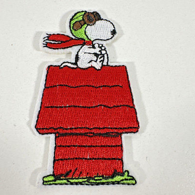 Snoopy Red Baron Flying Ace Embroidered Iron on Patch Appliqué - NEW