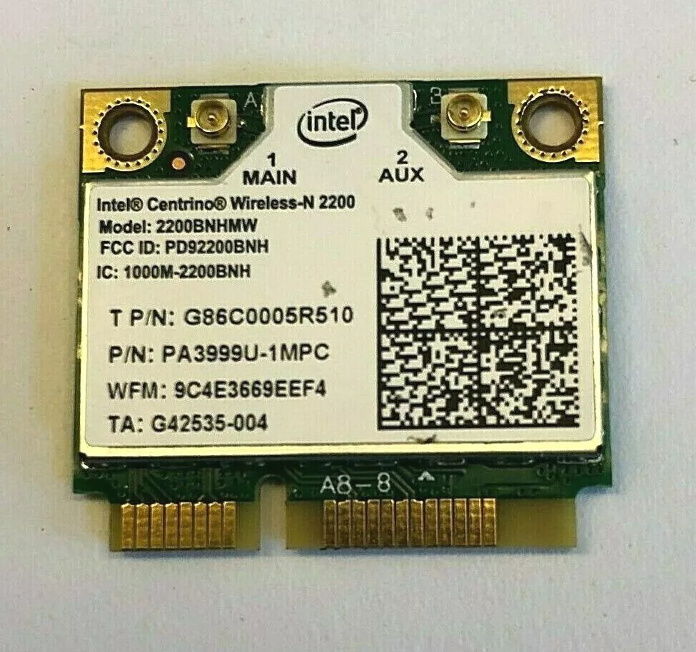 intel Centrino Wireless-N-2200 Internal Network Adapter WI-FI Card
