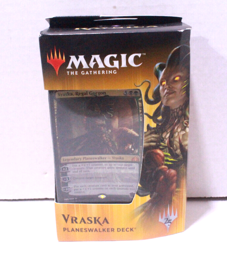 Guilds of Ravnica Vraska Planeswalker Deck includes 2 Boosters Packs MTG TCG NEW | eBay Guilds of Ravnica Vraska Planeswalker Deck includes 2 Boosters Packs MTG TCG NEW | eBay