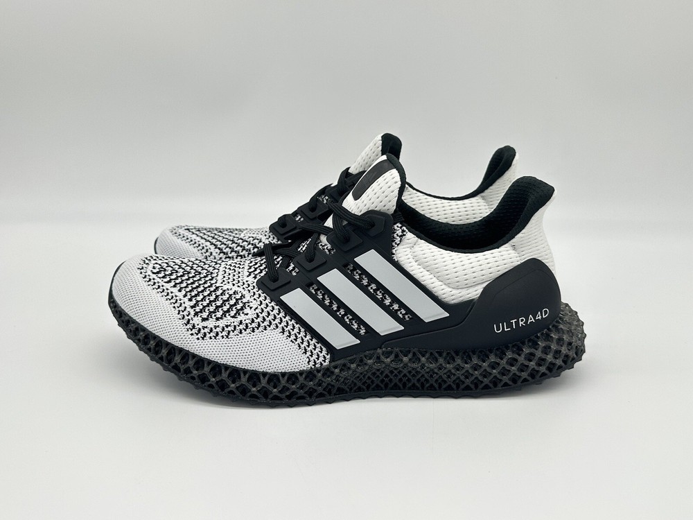Adidas Ultra 4D Oreo Men's Size 11 Running Shoes Oreo White Black Grey IG2262