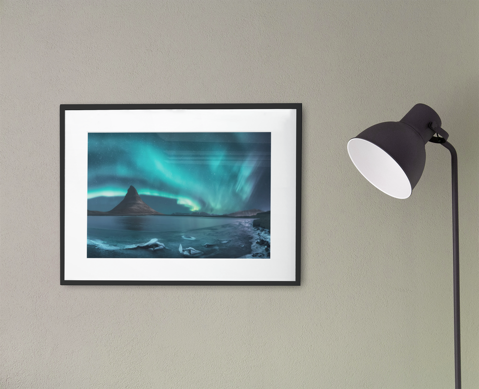 Iceland Northern Lights Photo Cool Wall Decor Art Print Poster 12x18 eBay