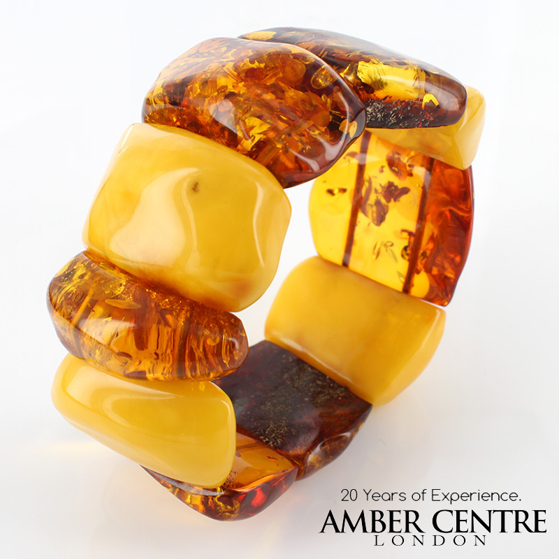 German Baltic Amber Healing Handmade Bracelet Genuine Amber W122 RRP£1195!!!