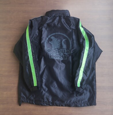 Vintage 90s Honda x Godzilla Movie Promo Jacket Black Size M / L
