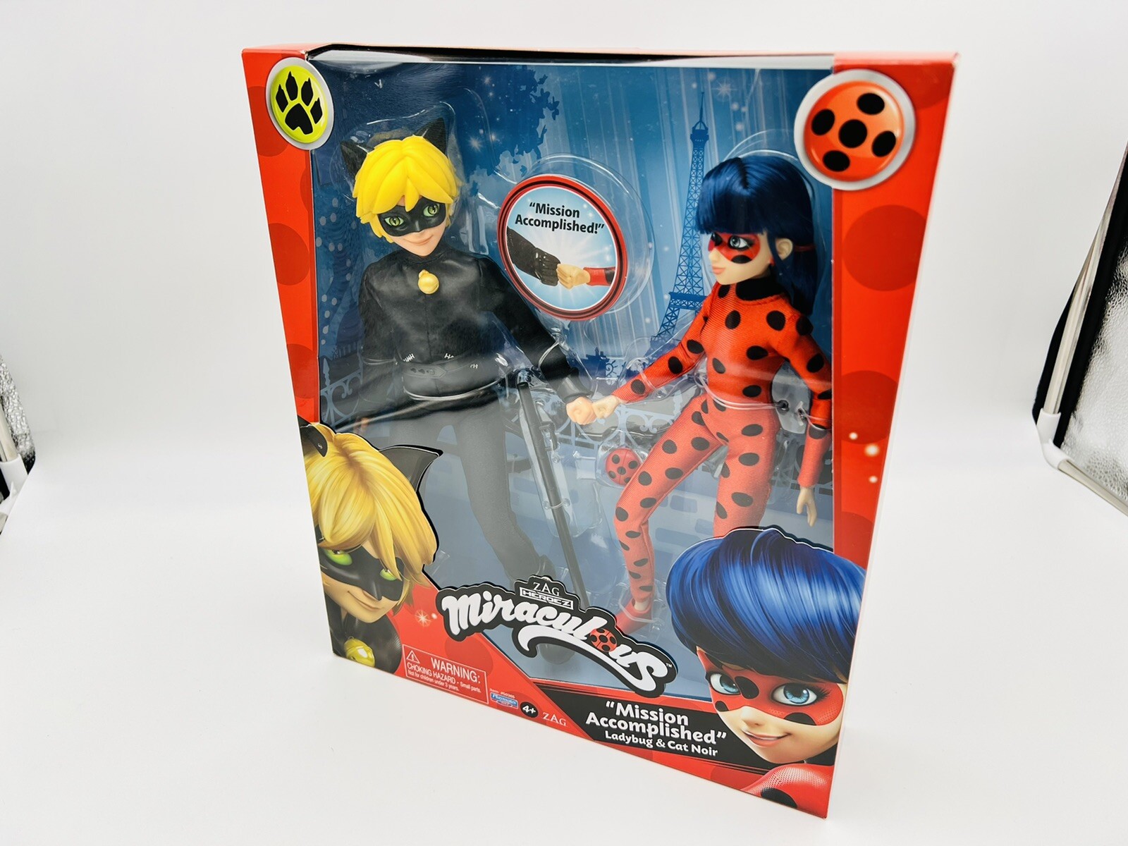 Miraculous Ladybug Mission Accomplished Ladybug & Cat Noir 2-Pack Doll