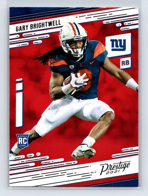 2021 Panini Prestige Gary Brightwell #290  Football Rookie New York Giants  RC