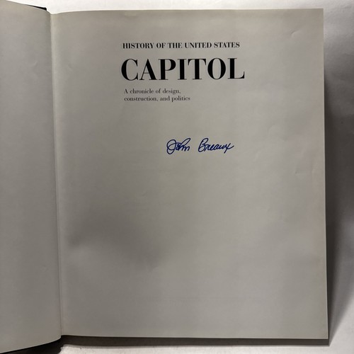 *Signed* by Senator John Breaux - History of the US Capitol - By William C Allen - Picture 2 of 12