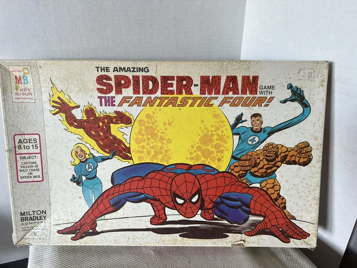 THE AMAZING SPIDER-MAN BOARD GAME WITH THE FANTASTIC FOUR !!