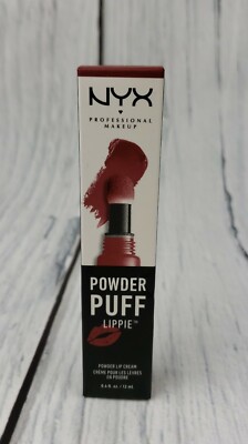 NYX Professional Makeup Powder Puff Lippie Lip Cream Pop Quiz PPL06 Burgundy Red