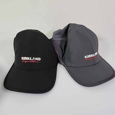 New Kirkland Signature COSTCO Unisex Logo Hat, 2-Pack UPF 50 Moisture Adjustable