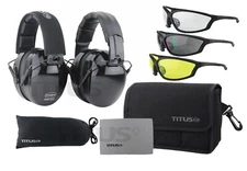 TITUS B4 Hearing Protection Shooting Gun Range ANSI OSHA Noise Reduction Earmuff