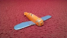 VINTAGE DIECAST AIRPLANE BODY W/ TIN WINGS