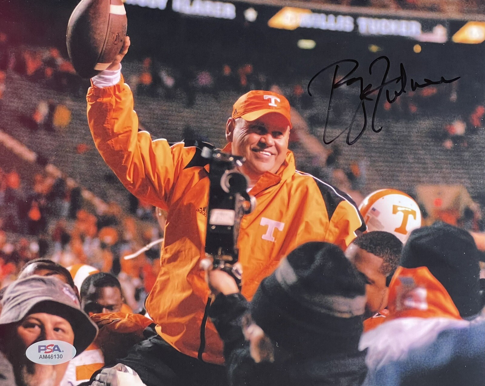Phillip Fulmer Autographed Signed Tennessee Volunteers 8x10 Photo PSA/DNA 